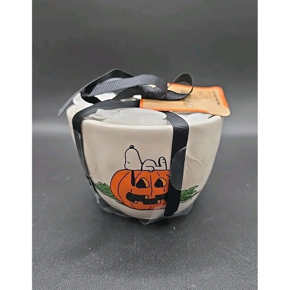 Rae Dunn Snoopy Peanuts Halloween Measuring Cups Set‎ 4pc. Assorted Images. New!